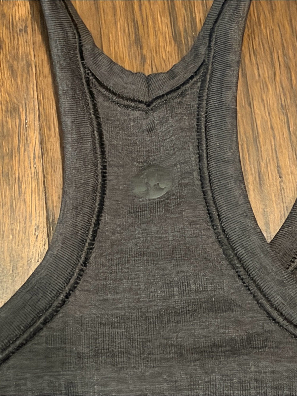 lululemon athletica Black Racerback Performance Tank
